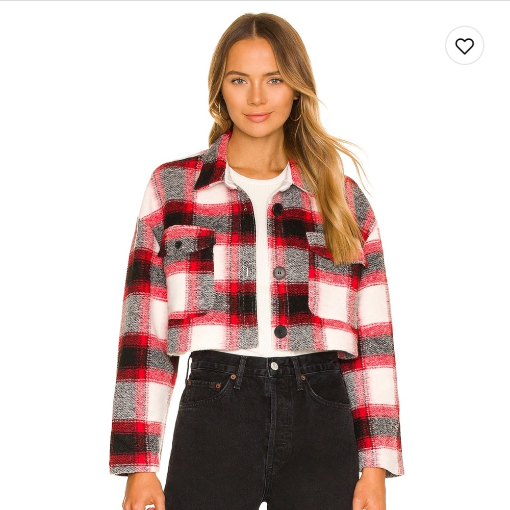 Lovers and Friends Roxy Cropped Shacket Size XS